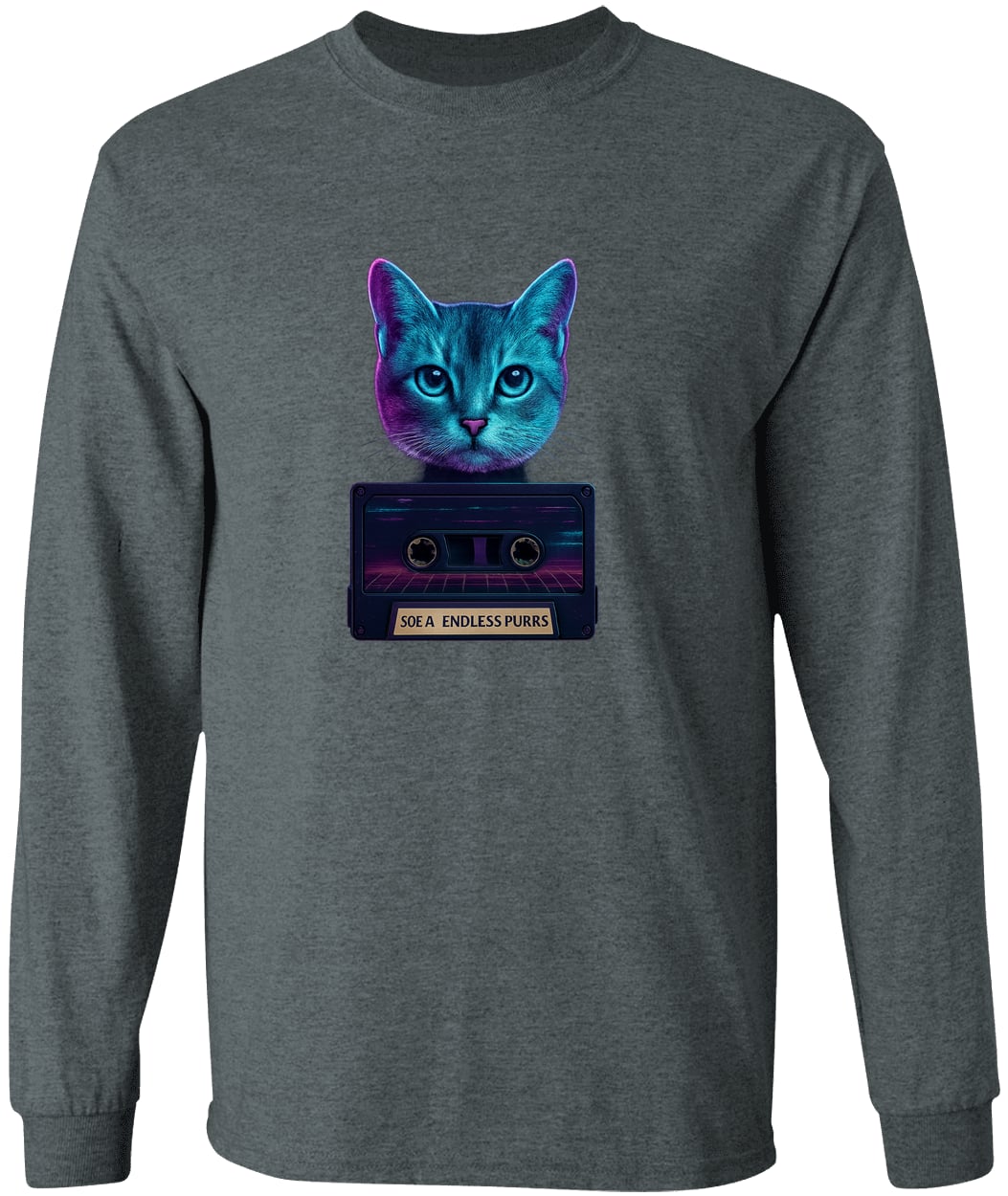 G540 LS T-Shirt 5.3 oz. - Dark Heather
