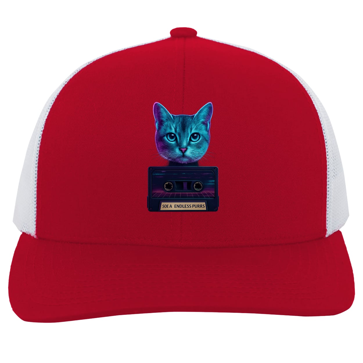 104C Trucker Snap Back - Red/White