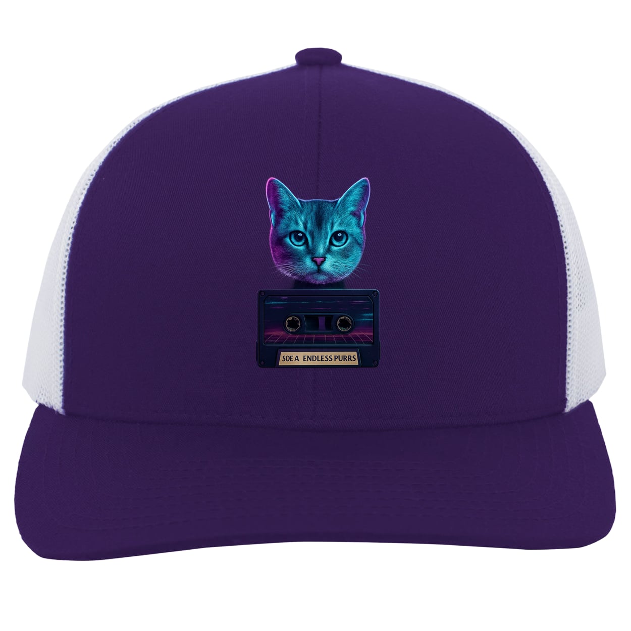 104C Trucker Snap Back - Purple/White