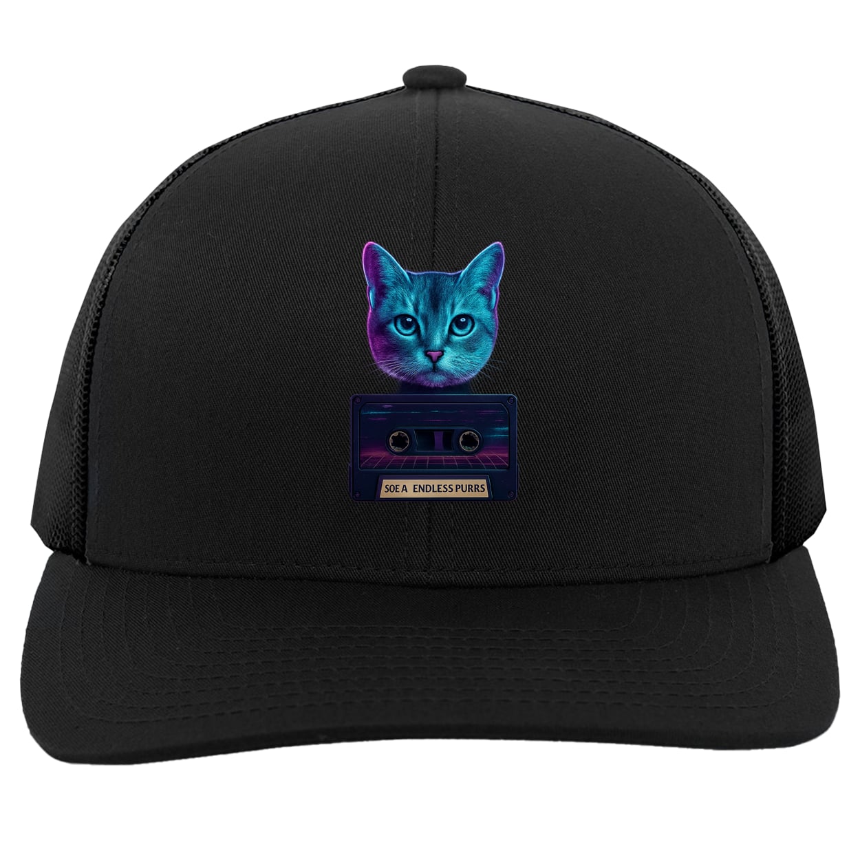 104C Trucker Snap Back - Black