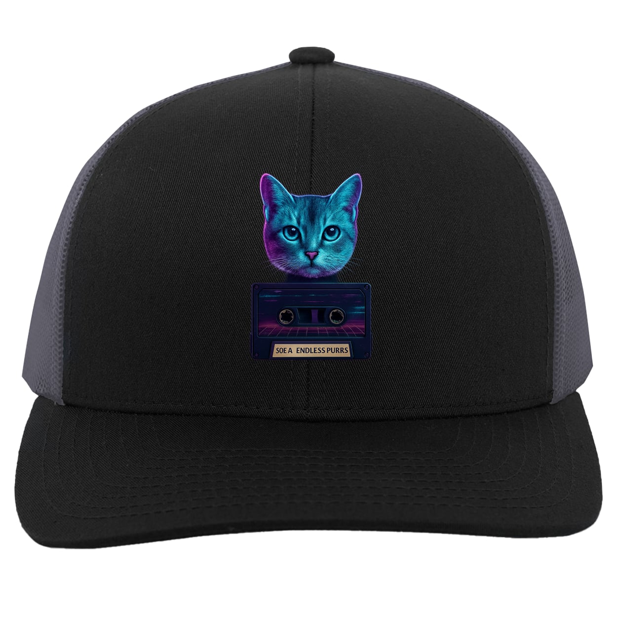 104C Trucker Snap Back - Black/Graphite