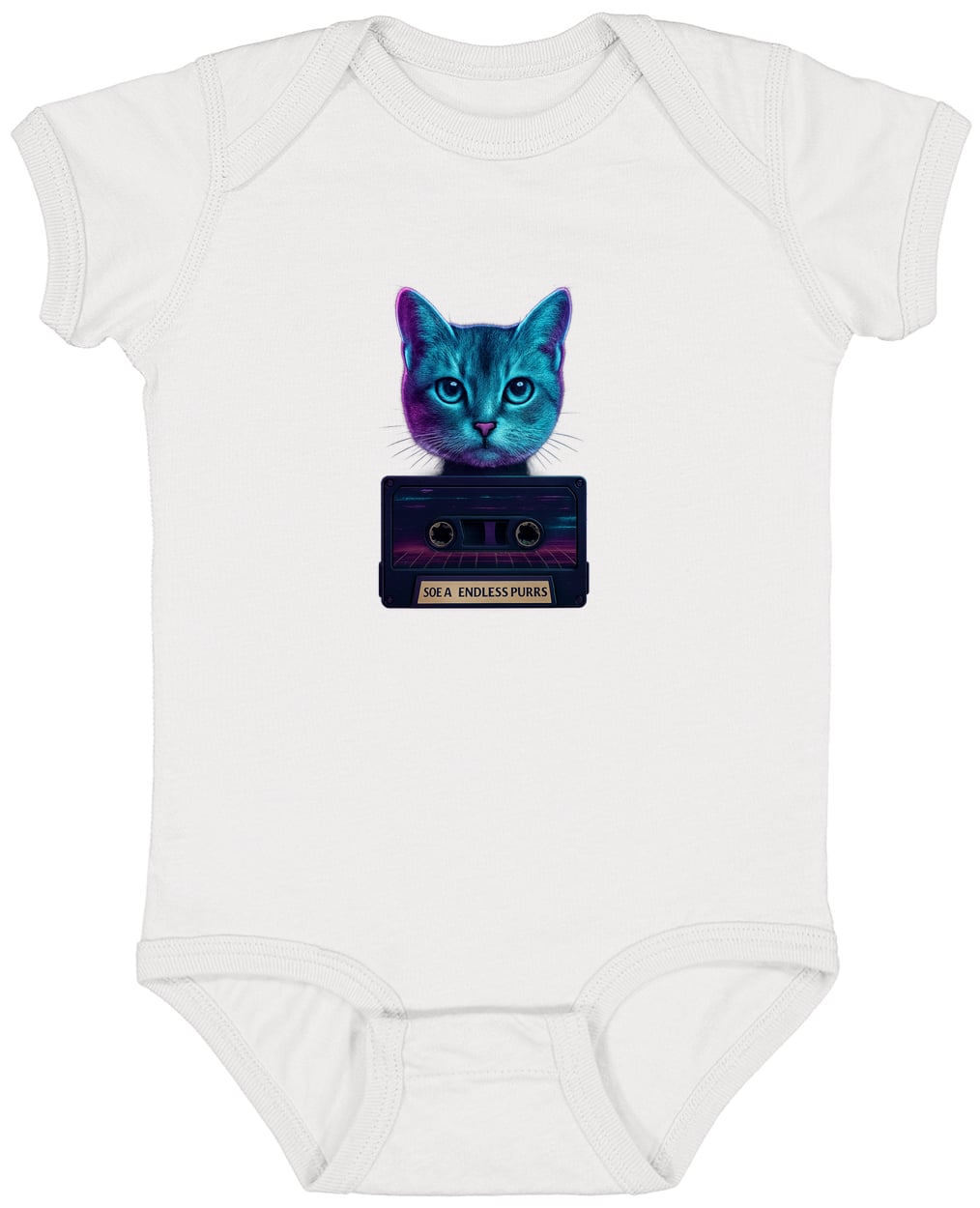 4424 Infant Fine Jersey Bodysuit - White