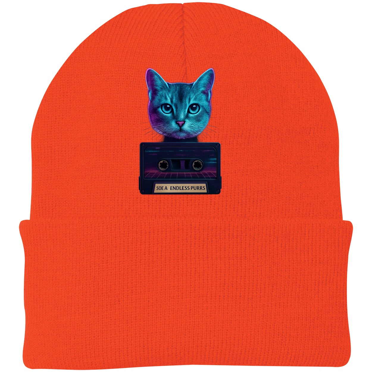 CP90 Port & Company Knit Beanie - Athletic Orange