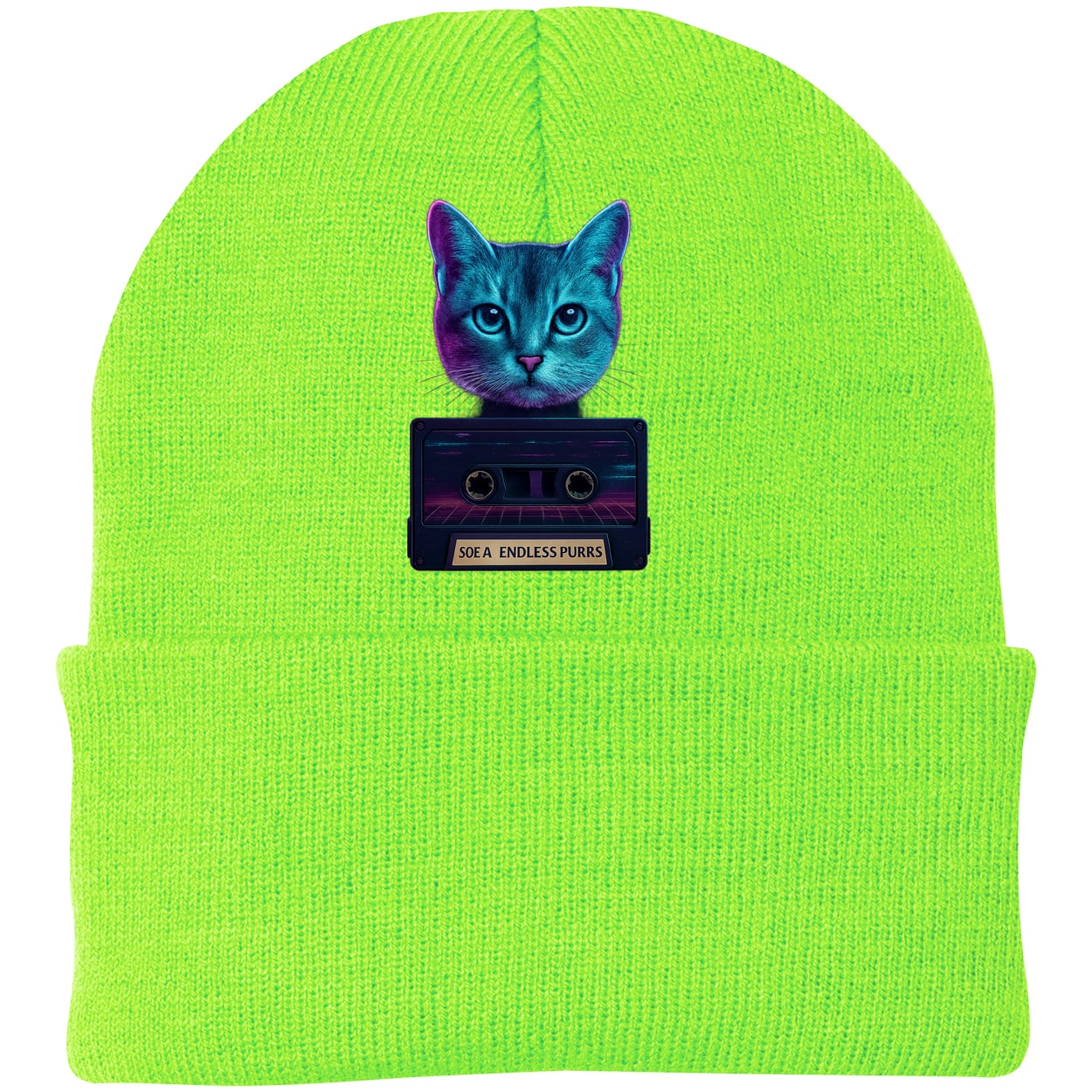 CP90 Port & Company Knit Beanie - Neon Green