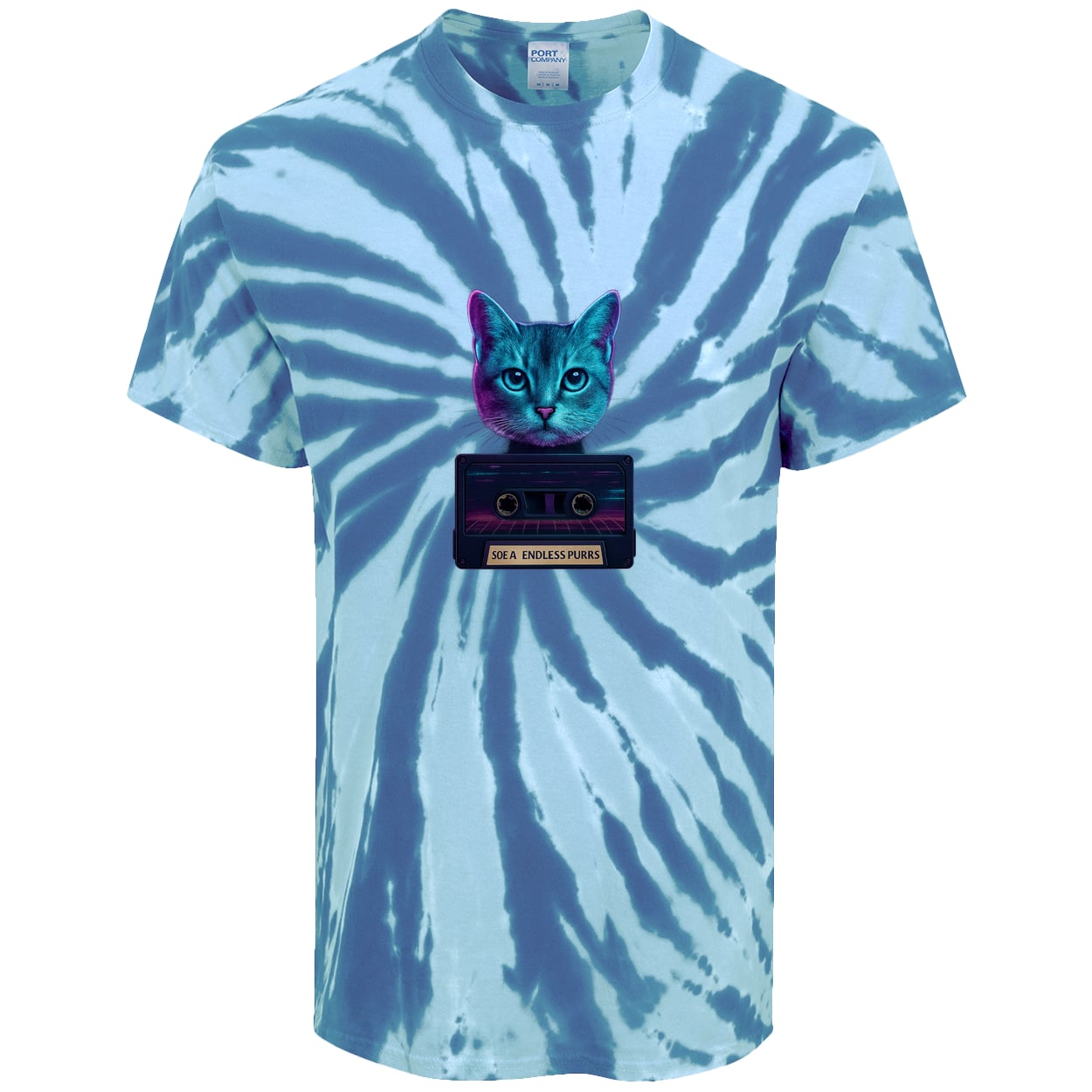PC147 Port & Company Tie-Dye Tee - Royal