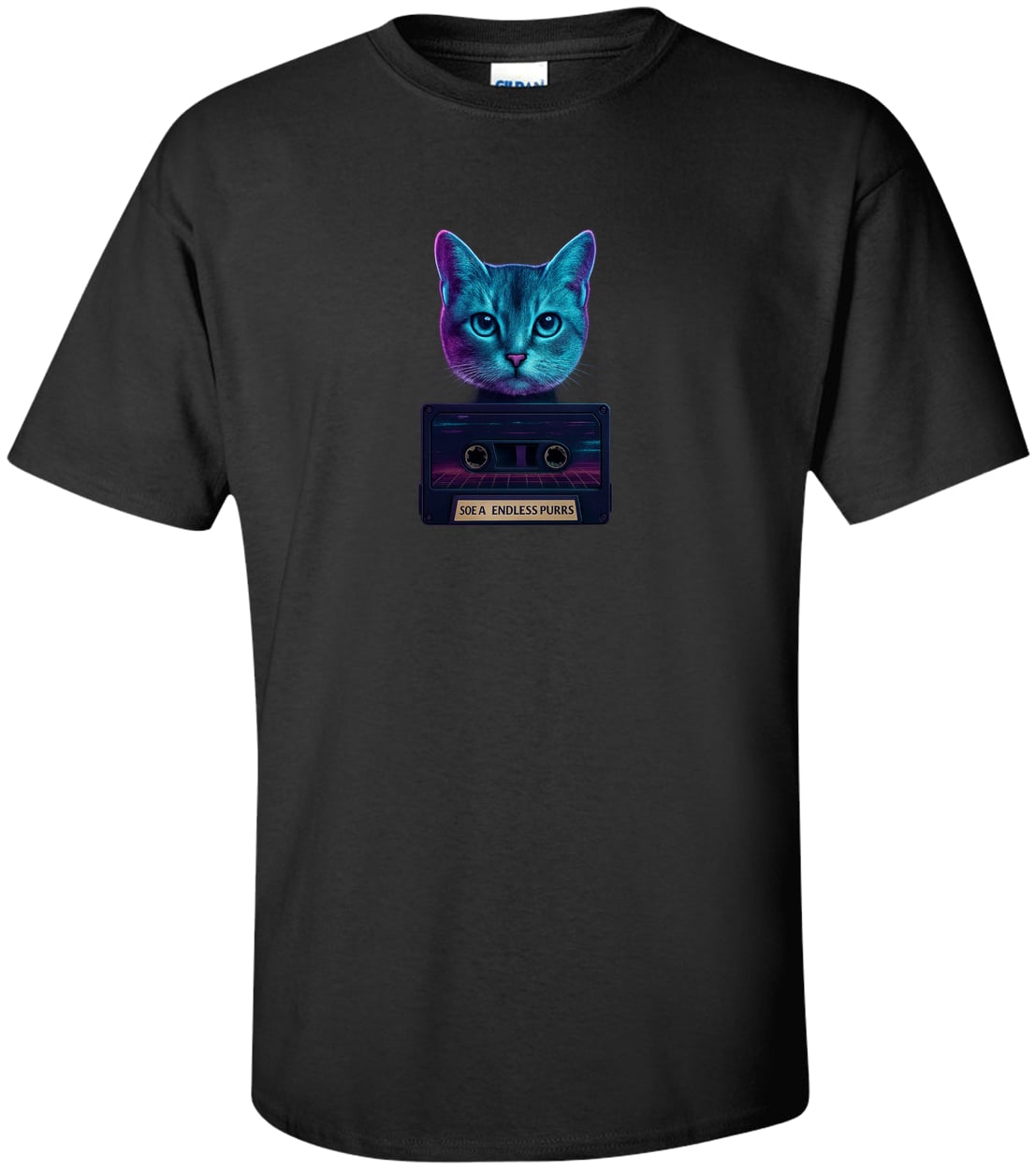 G200T Gildan Mens Tall Ultra Cotton Tee - Black