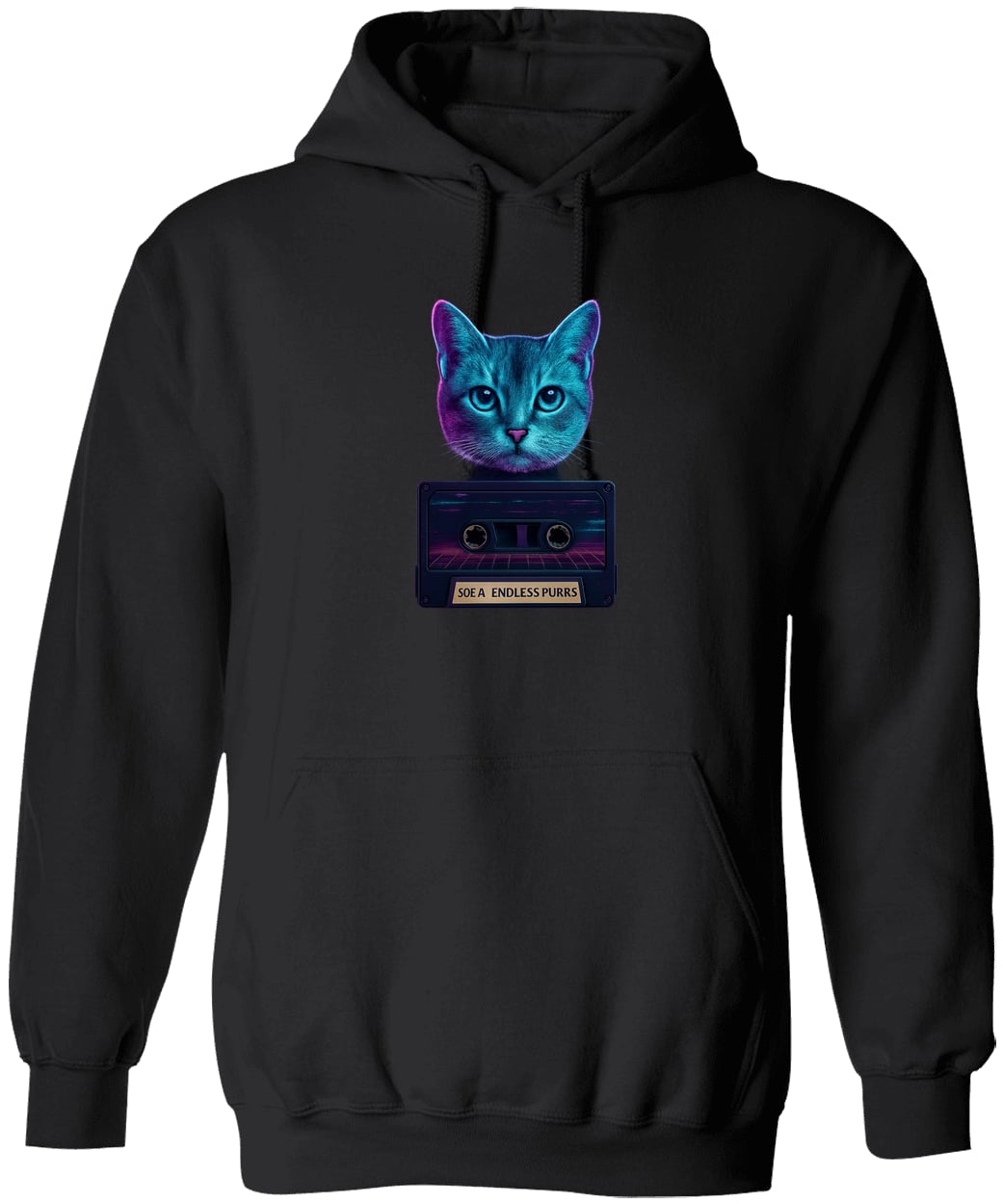 G185 Gildan Pullover Hoodie - Black