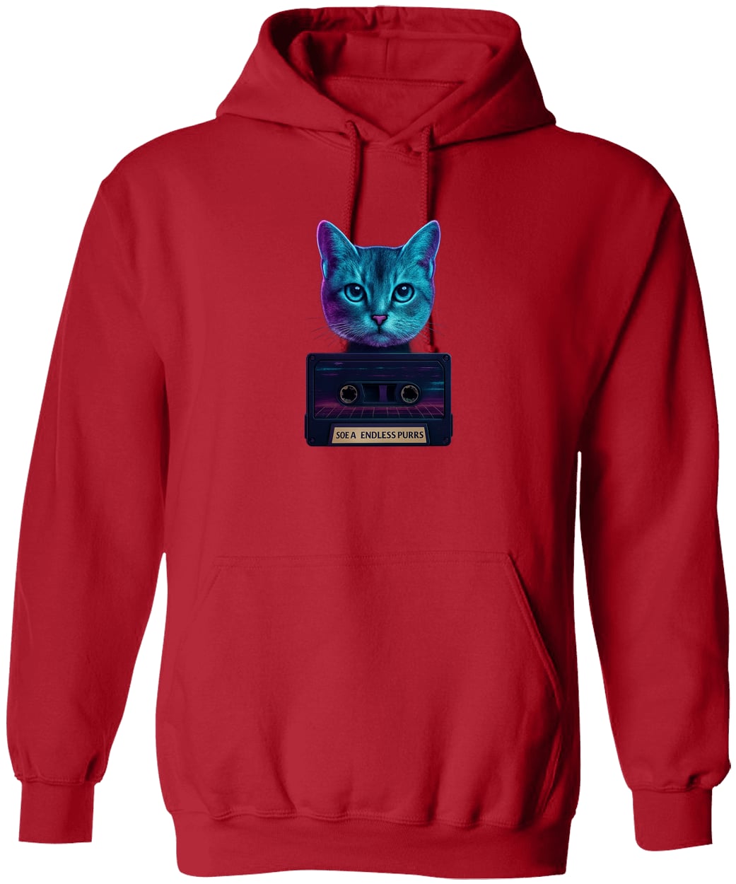 G185 Gildan Pullover Hoodie - Red