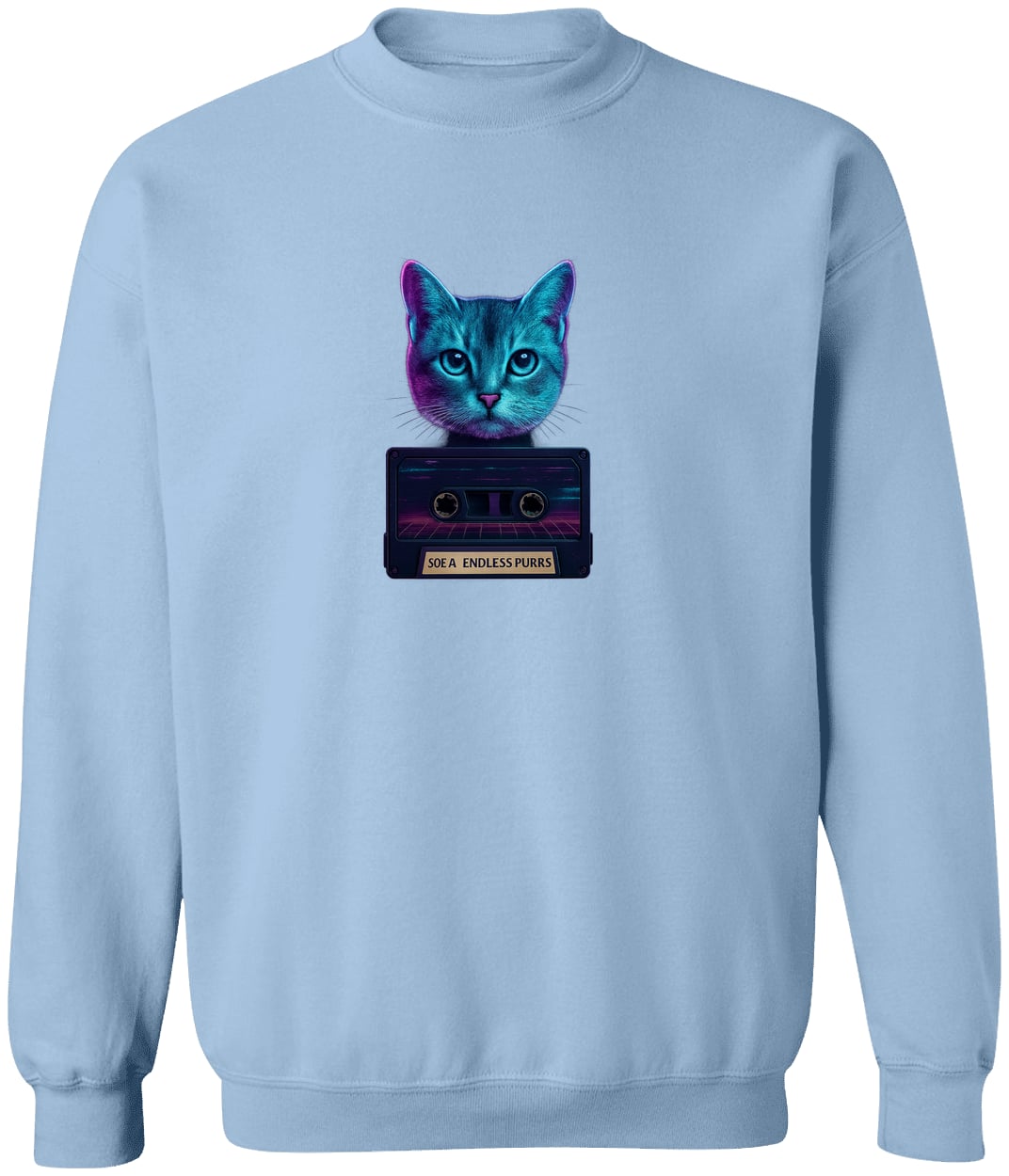 G180 Gildan Crewneck Pullover Sweatshirt - Light Blue