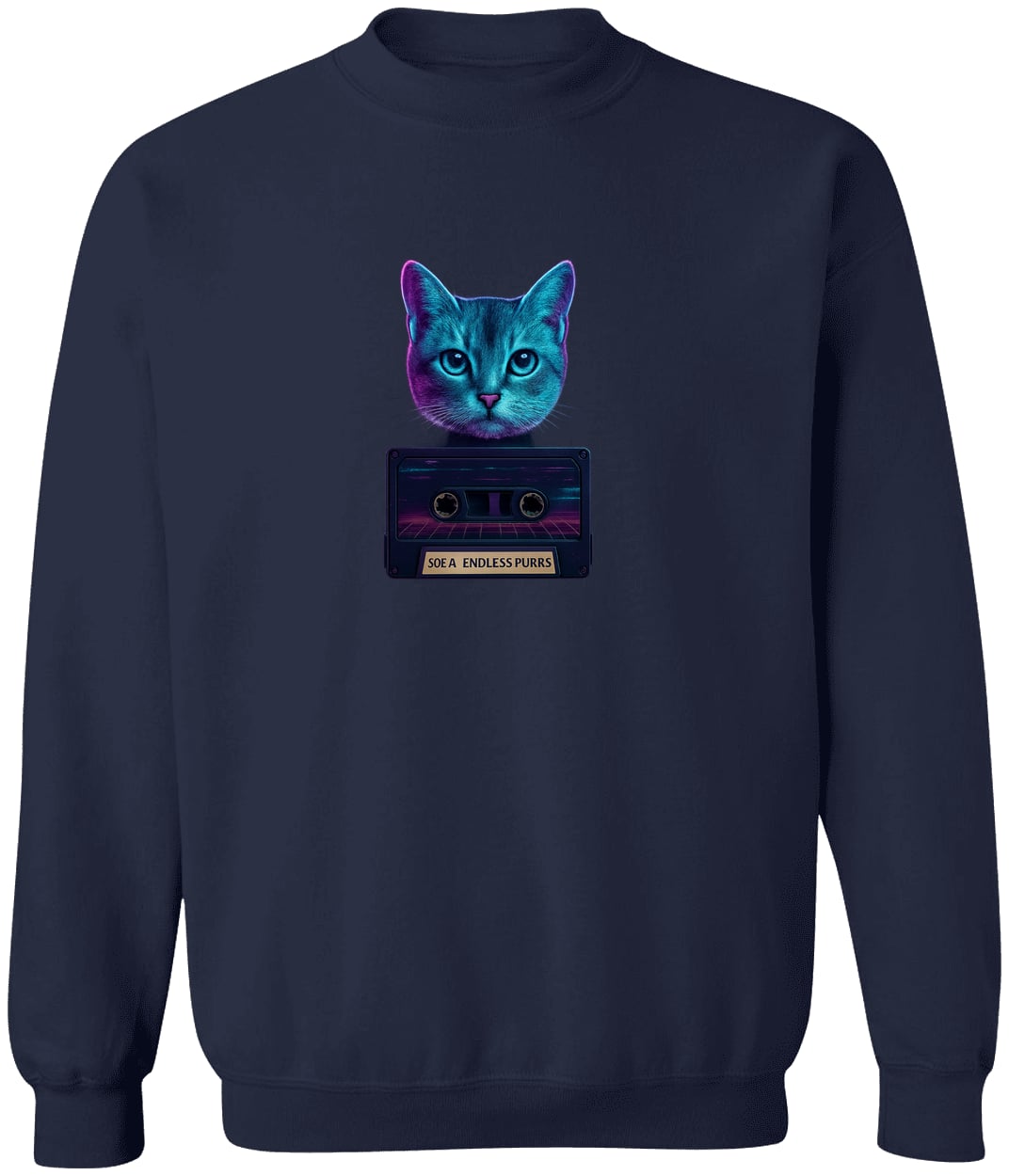 G180 Gildan Crewneck Pullover Sweatshirt - Navy