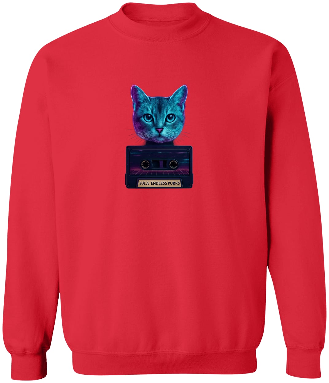 G180 Gildan Crewneck Pullover Sweatshirt - Red