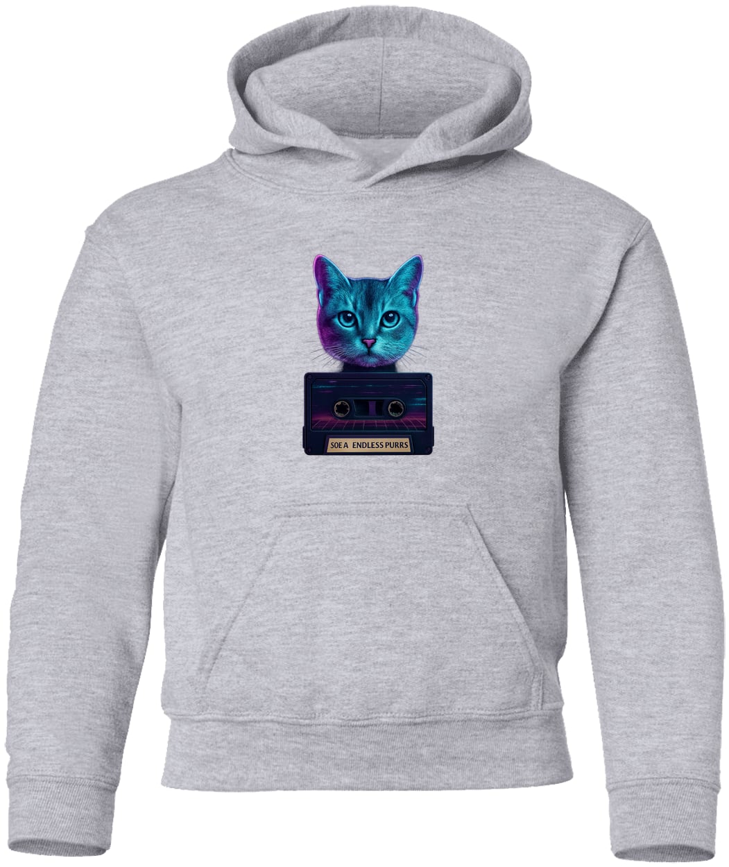G185B Gildan Youth Pullover Hoodie - Sport Grey