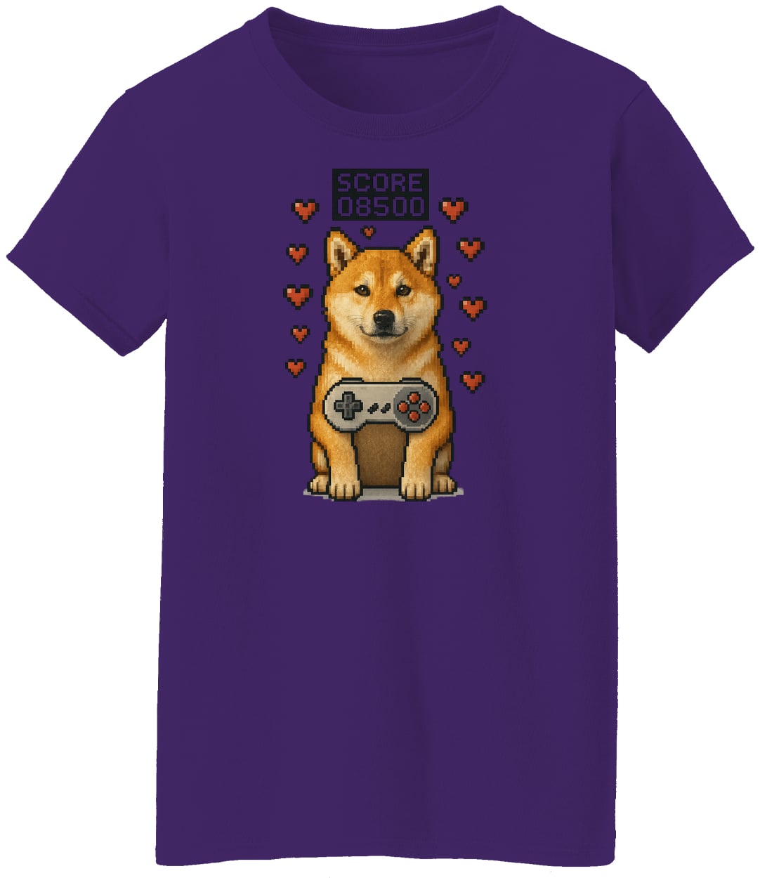 G500L Ladies' 5.3 oz. T-Shirt - Purple