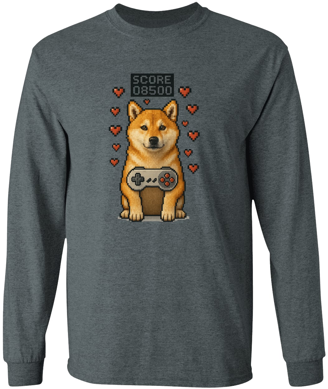 G540 LS T-Shirt 5.3 oz. - Dark Heather