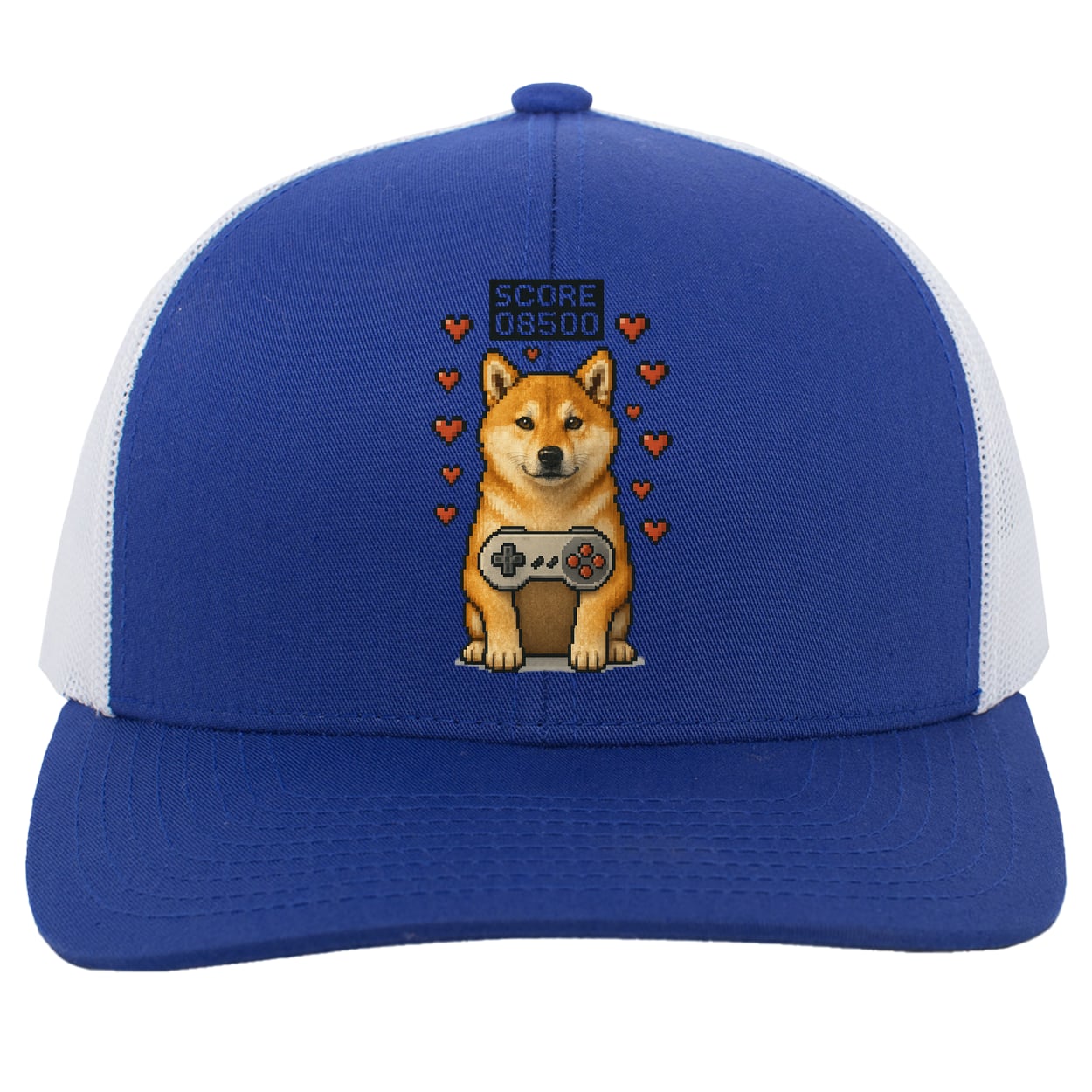 104C Trucker Snap Back - Royal/White