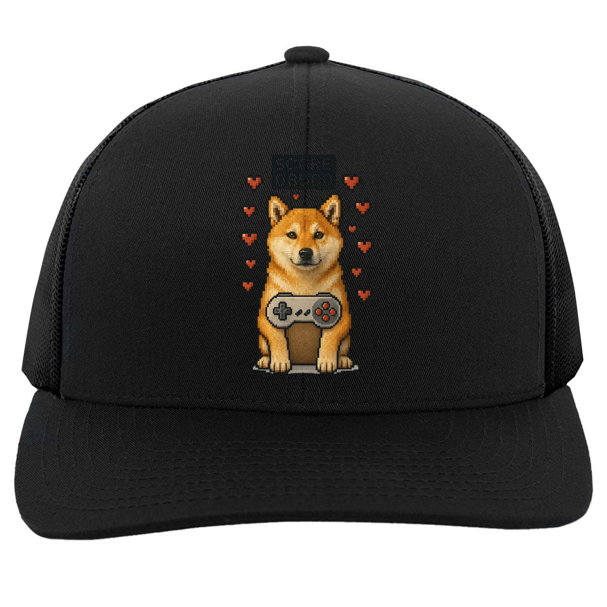 104C Trucker Snap Back - Black