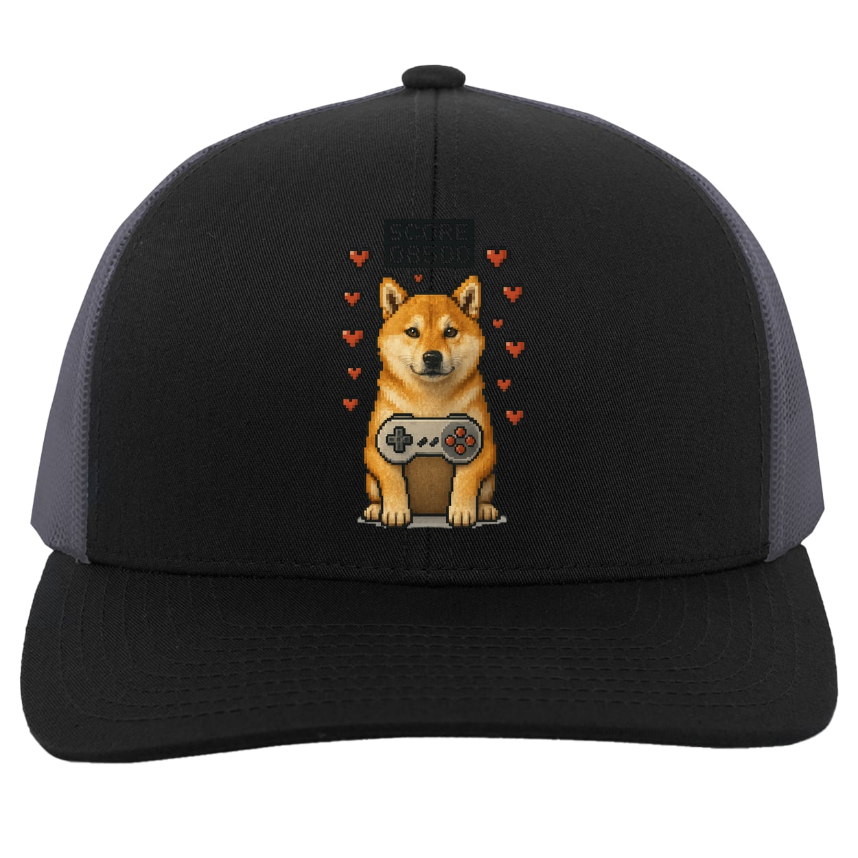 104C Trucker Snap Back - Black/Graphite