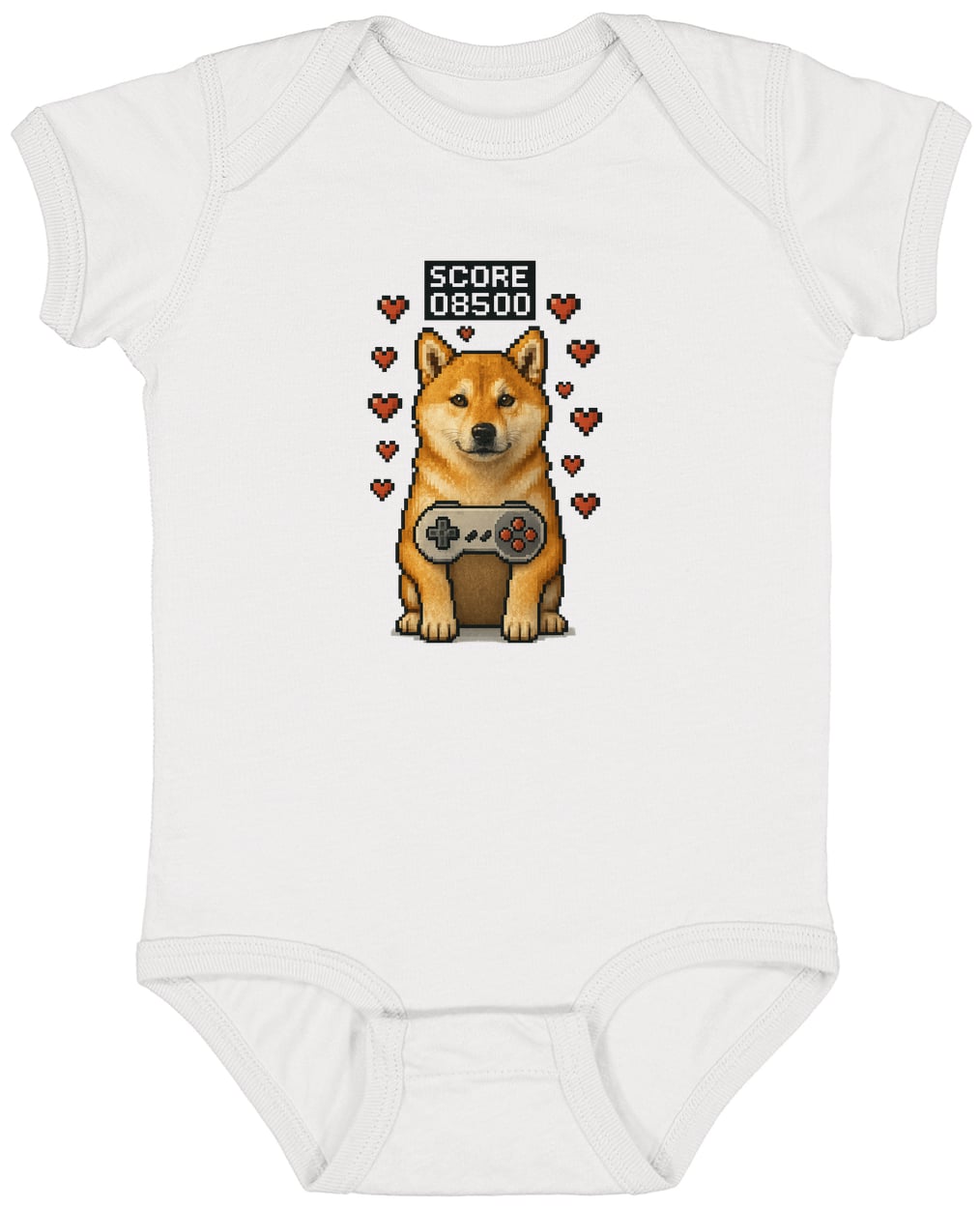 4424 Infant Fine Jersey Bodysuit - White