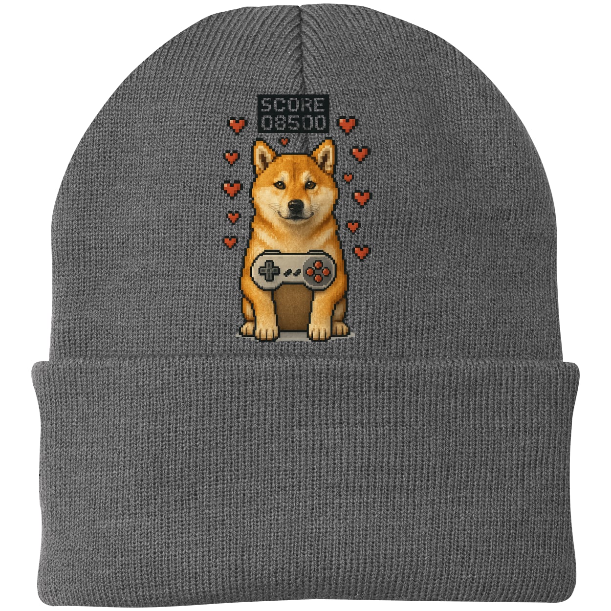 CP90 Port & Company Knit Beanie - Athletic Oxford