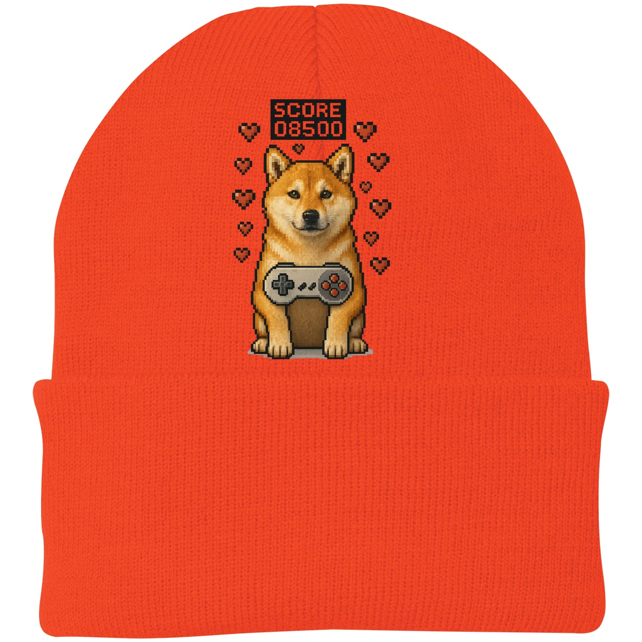 CP90 Port & Company Knit Beanie - Athletic Orange