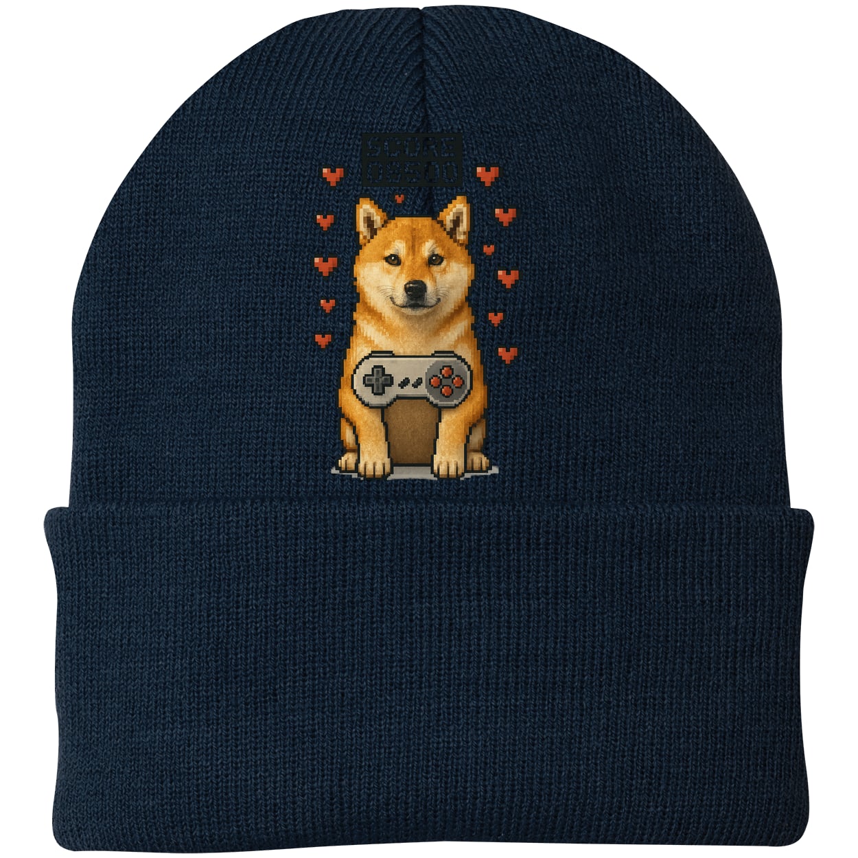 CP90 Port & Company Knit Beanie - Navy
