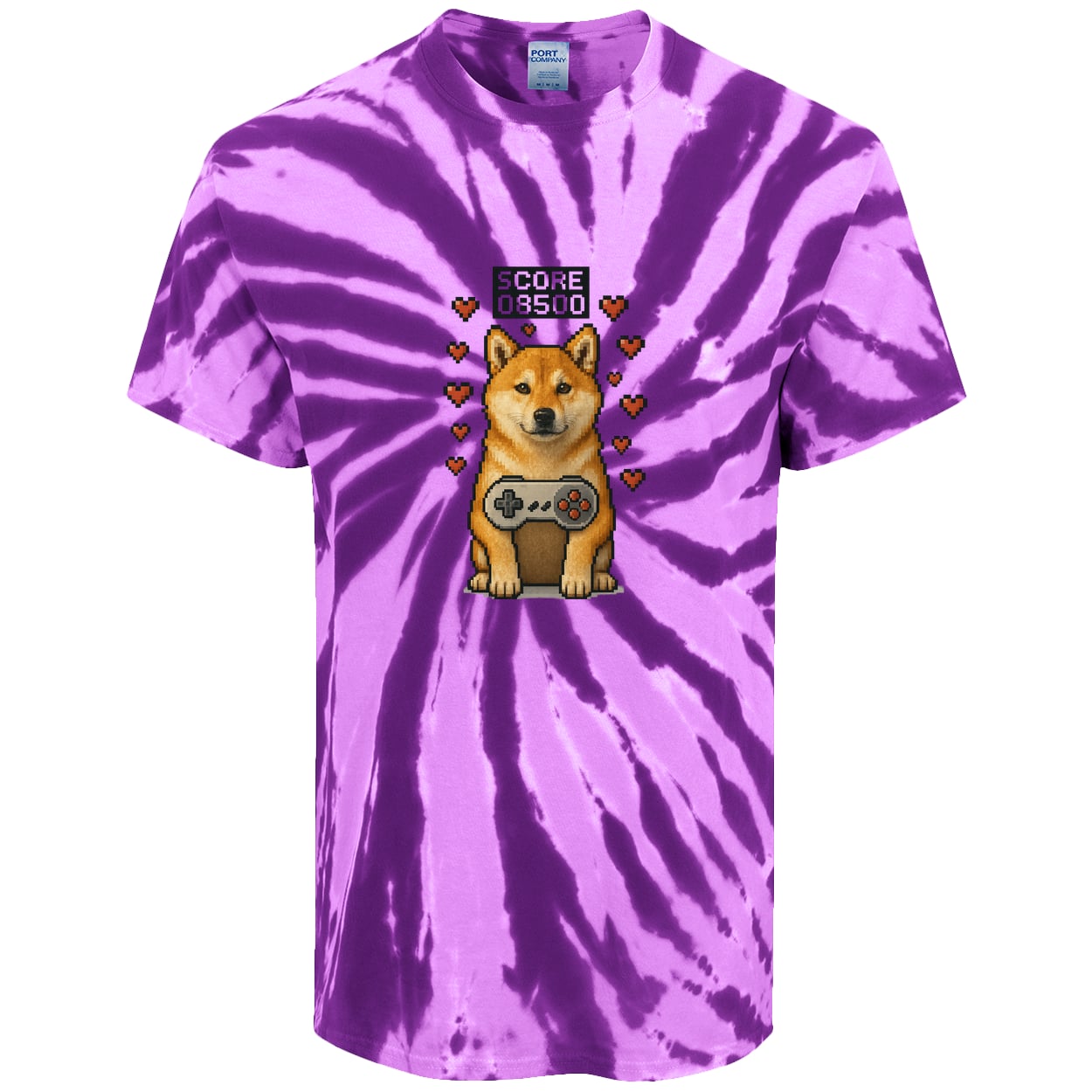 PC147 Port & Company Tie-Dye Tee - Purple