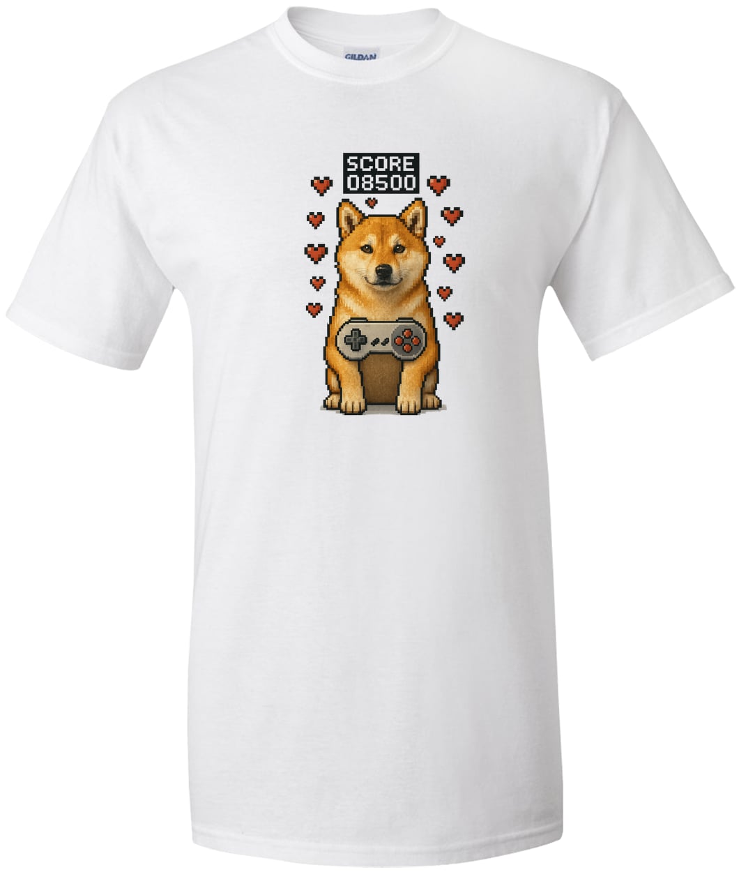 G200T Gildan Mens Tall Ultra Cotton Tee - White