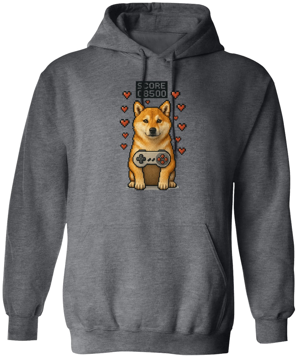 G185 Gildan Pullover Hoodie - Dark Heather