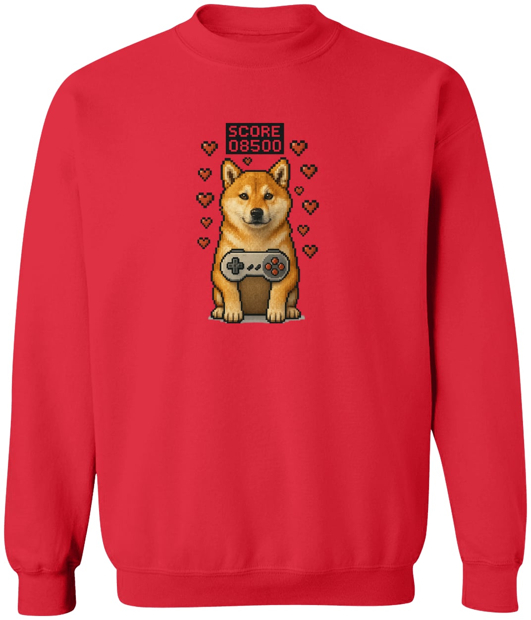 G180 Gildan Crewneck Pullover Sweatshirt - Red
