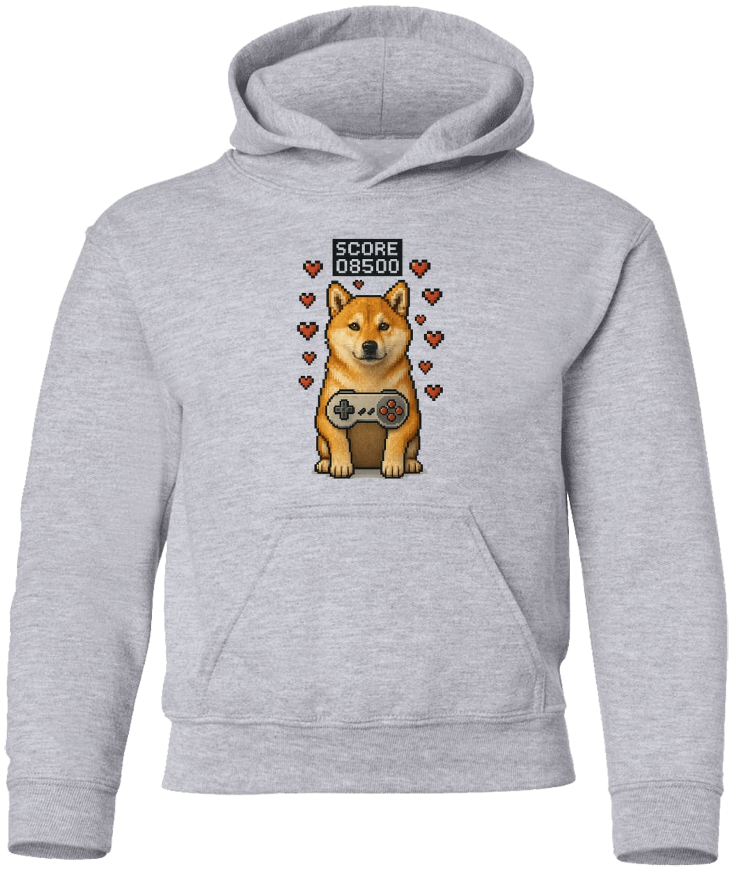 G185B Gildan Youth Pullover Hoodie - Sport Grey