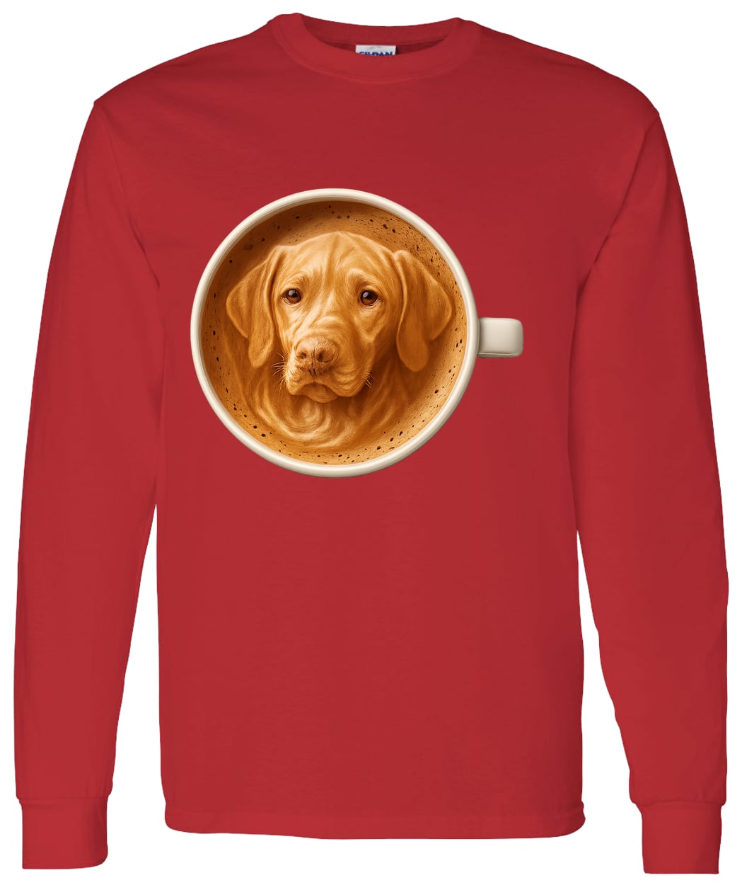 G540 LS T-Shirt 5.3 oz. - Red