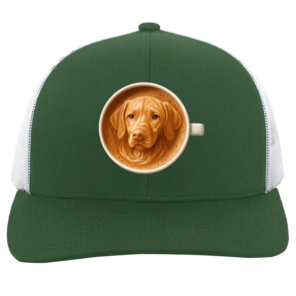 104C Trucker Snap Back - Dark Green/White