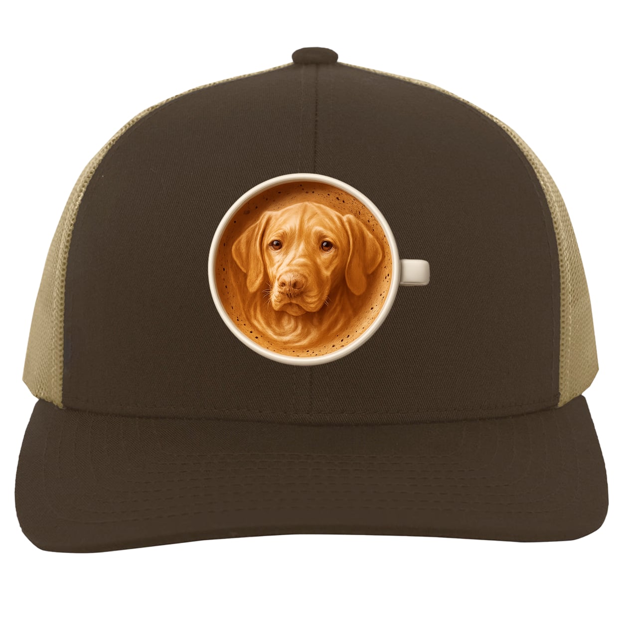 104C Trucker Snap Back - Brown/Khaki
