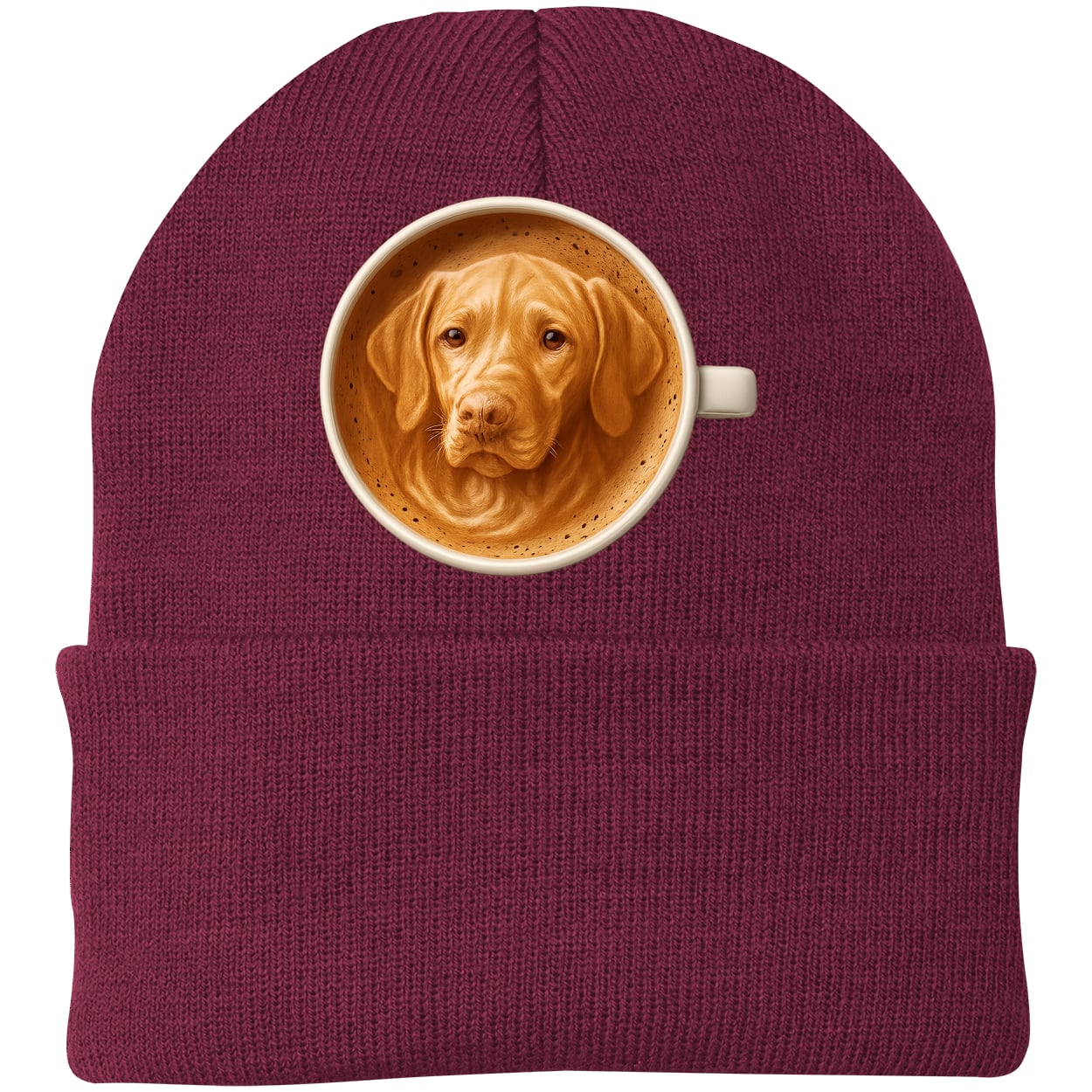 CP90 Port & Company Knit Beanie - Maroon