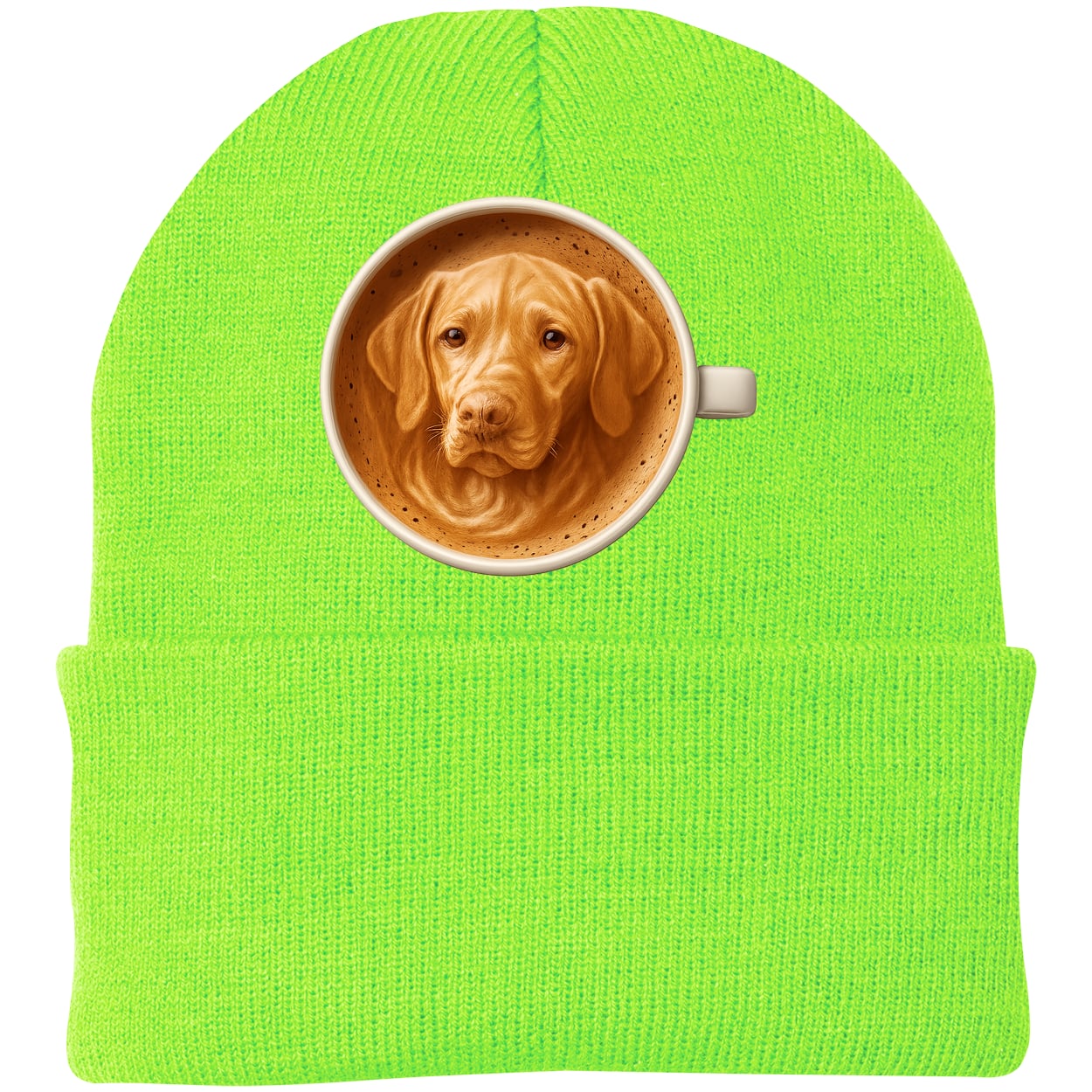 CP90 Port & Company Knit Beanie - Neon Green