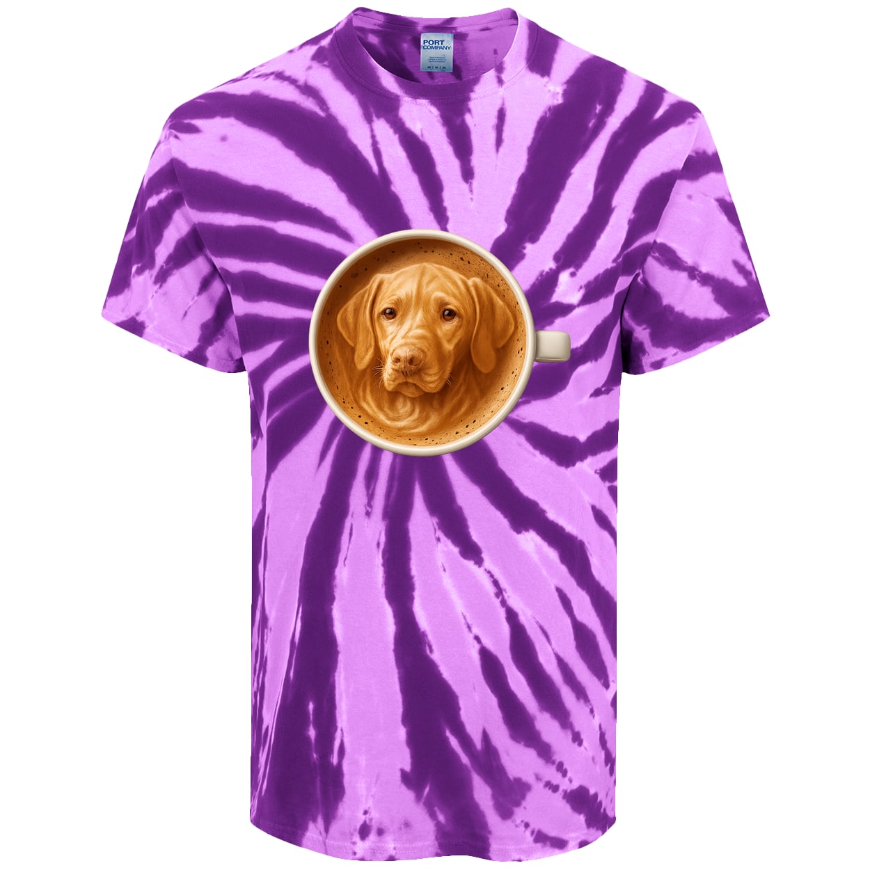 PC147 Port & Company Tie-Dye Tee - Purple