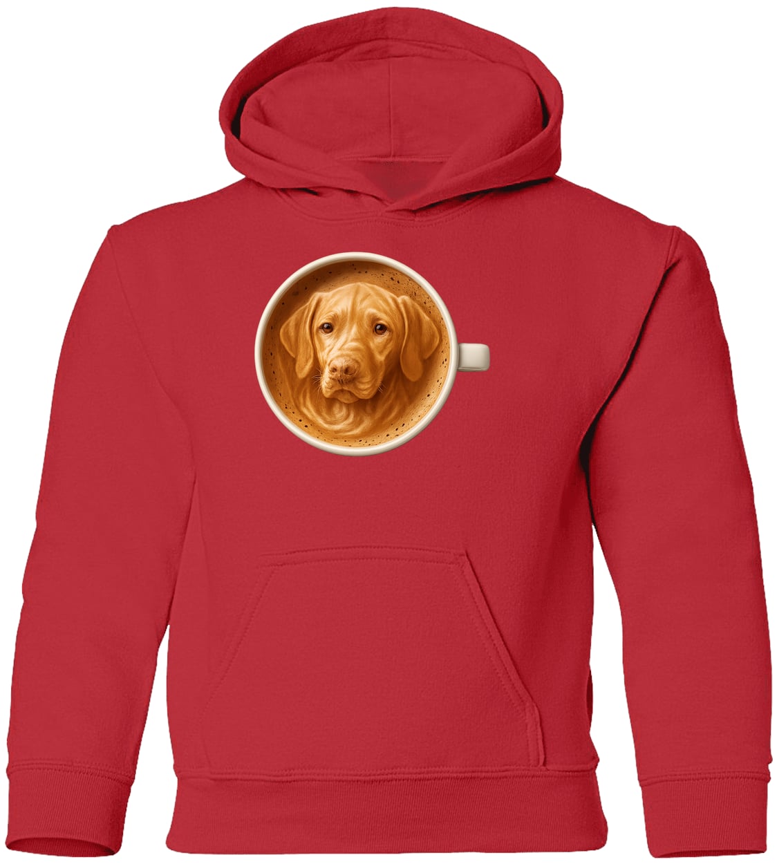 G185B Gildan Youth Pullover Hoodie - Red