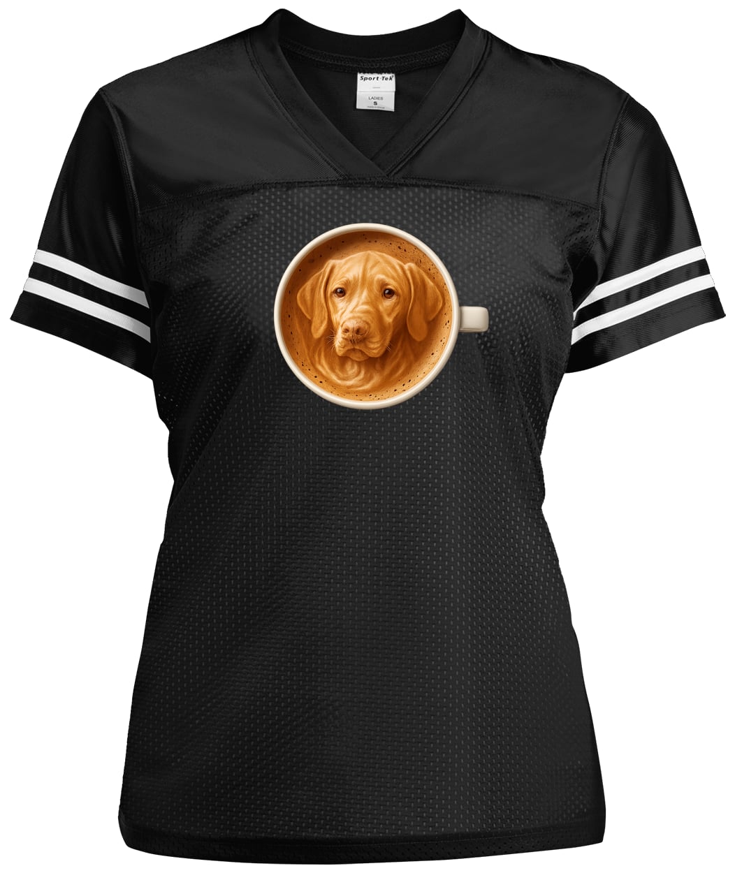 LST307 Sport-Tek Ladies' Replica Jersey - Black/White