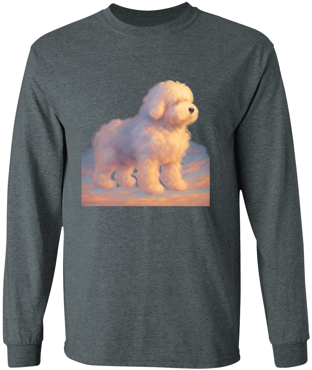 G540 LS T-Shirt 5.3 oz. - Dark Heather
