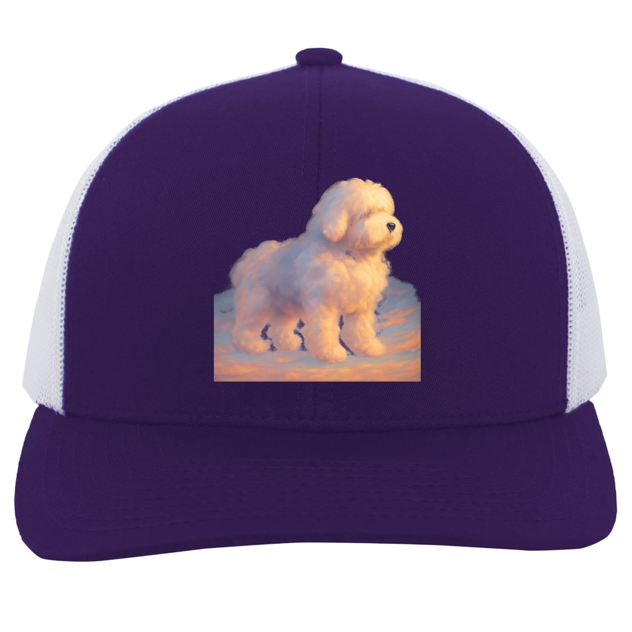 104C Trucker Snap Back - Purple/White