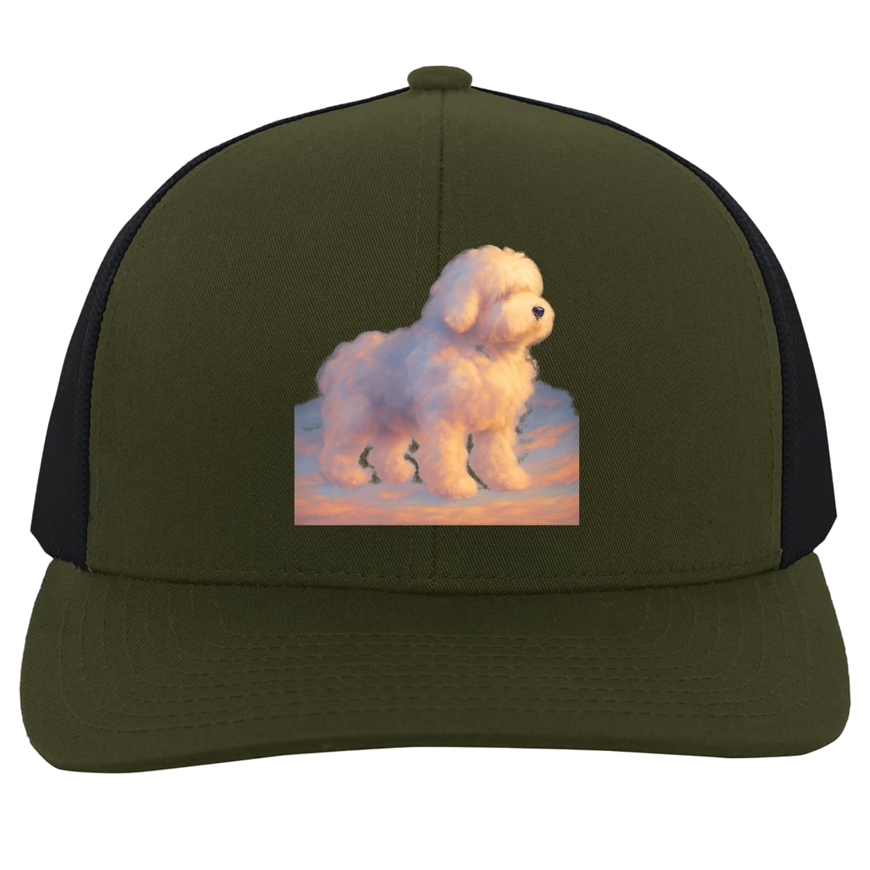 104C Trucker Snap Back - Moss/Charcoal