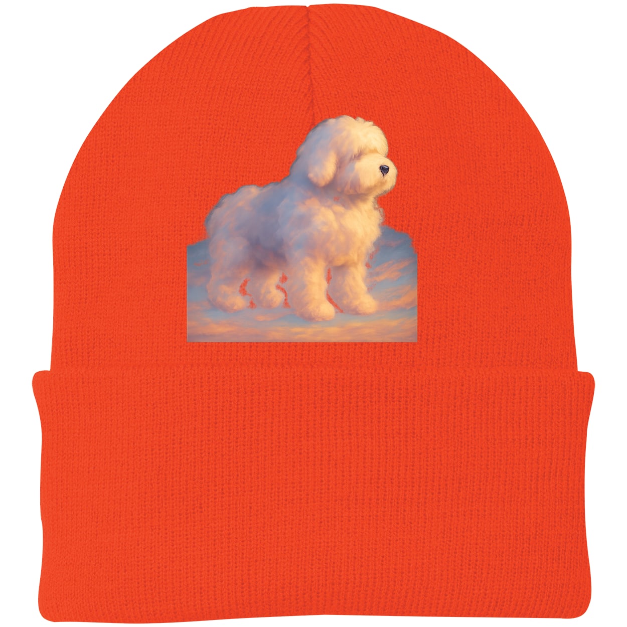 CP90 Port & Company Knit Beanie - Athletic Orange