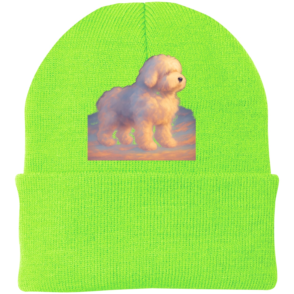 CP90 Port & Company Knit Beanie - Neon Green