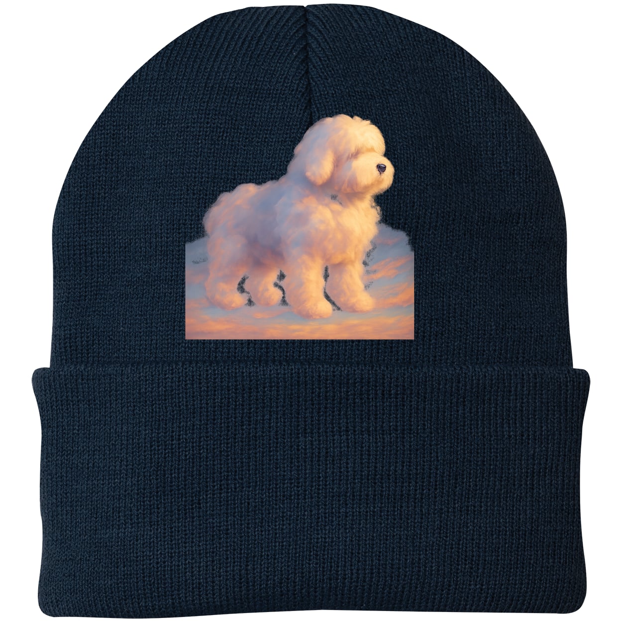 CP90 Port & Company Knit Beanie - Navy