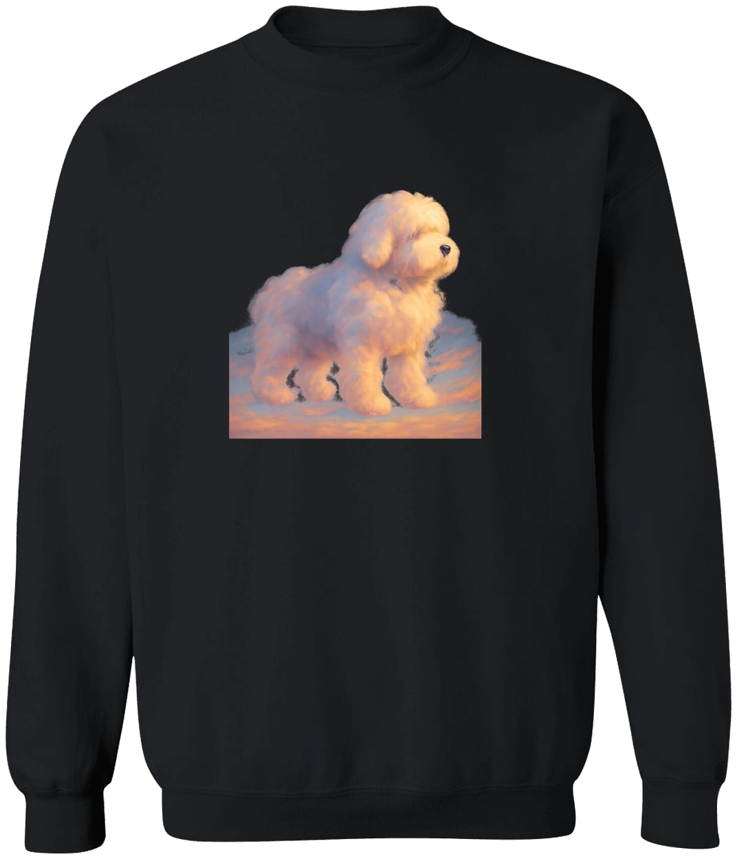 G180 Gildan Crewneck Pullover Sweatshirt - Black