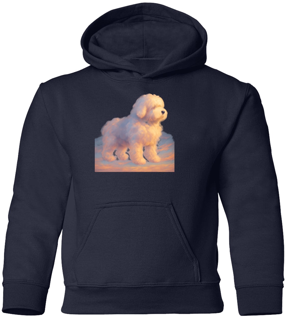 G185B Gildan Youth Pullover Hoodie - Navy