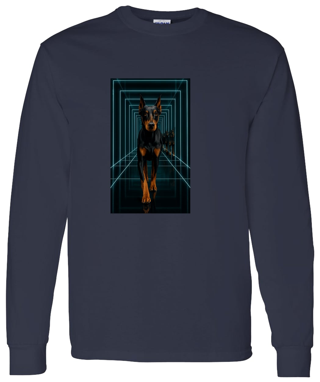 G540 LS T-Shirt 5.3 oz. - Navy