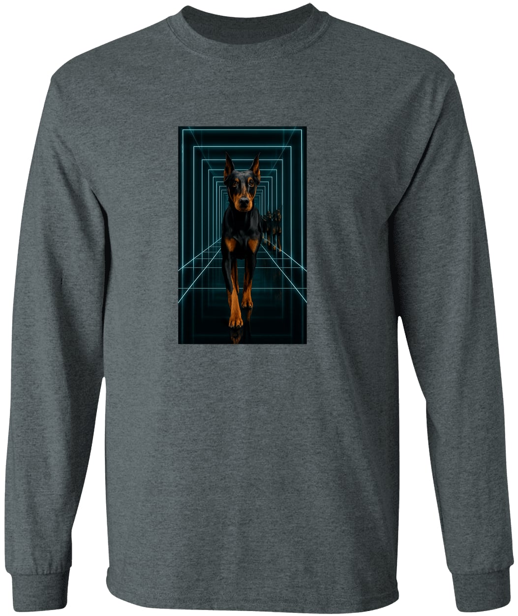 G540 LS T-Shirt 5.3 oz. - Dark Heather