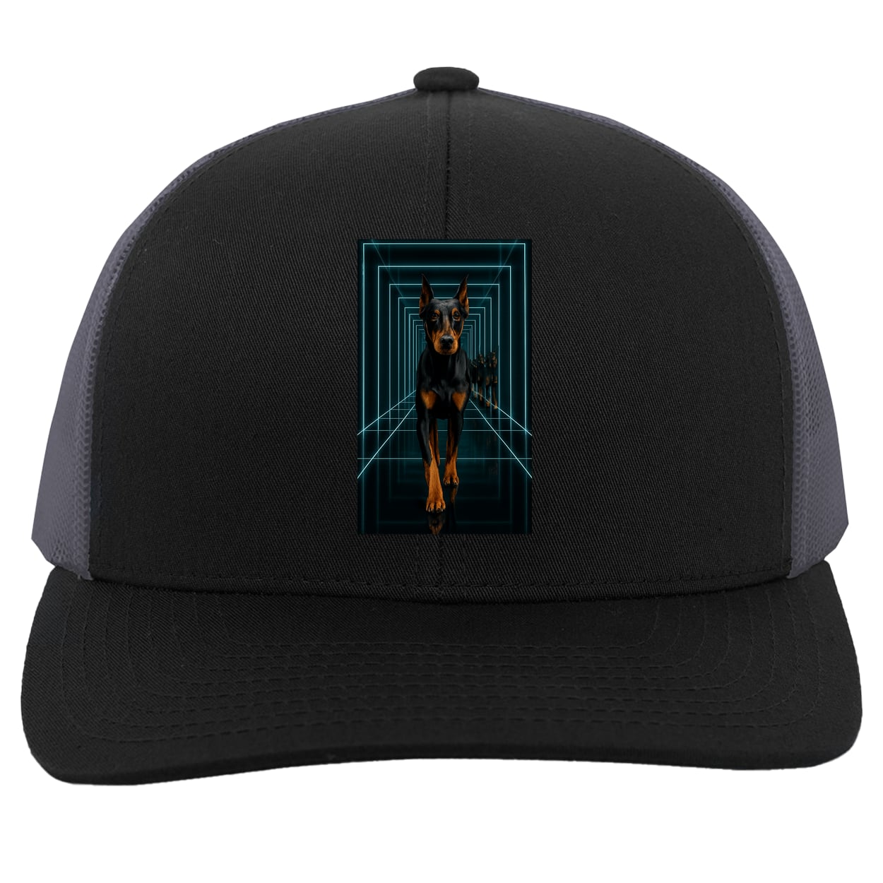 104C Trucker Snap Back - Black/Graphite