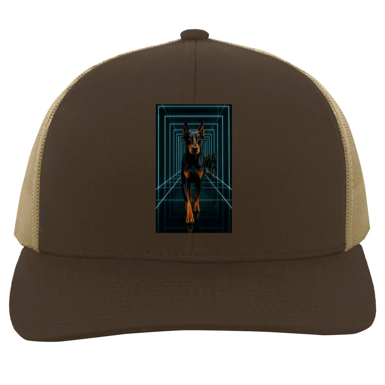 104C Trucker Snap Back - Brown/Khaki